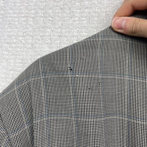 Jack Victor Collection Mens Sports Coat Jacket Listonwood 40R Wool Plaid Preppy - Picture 14 of 15